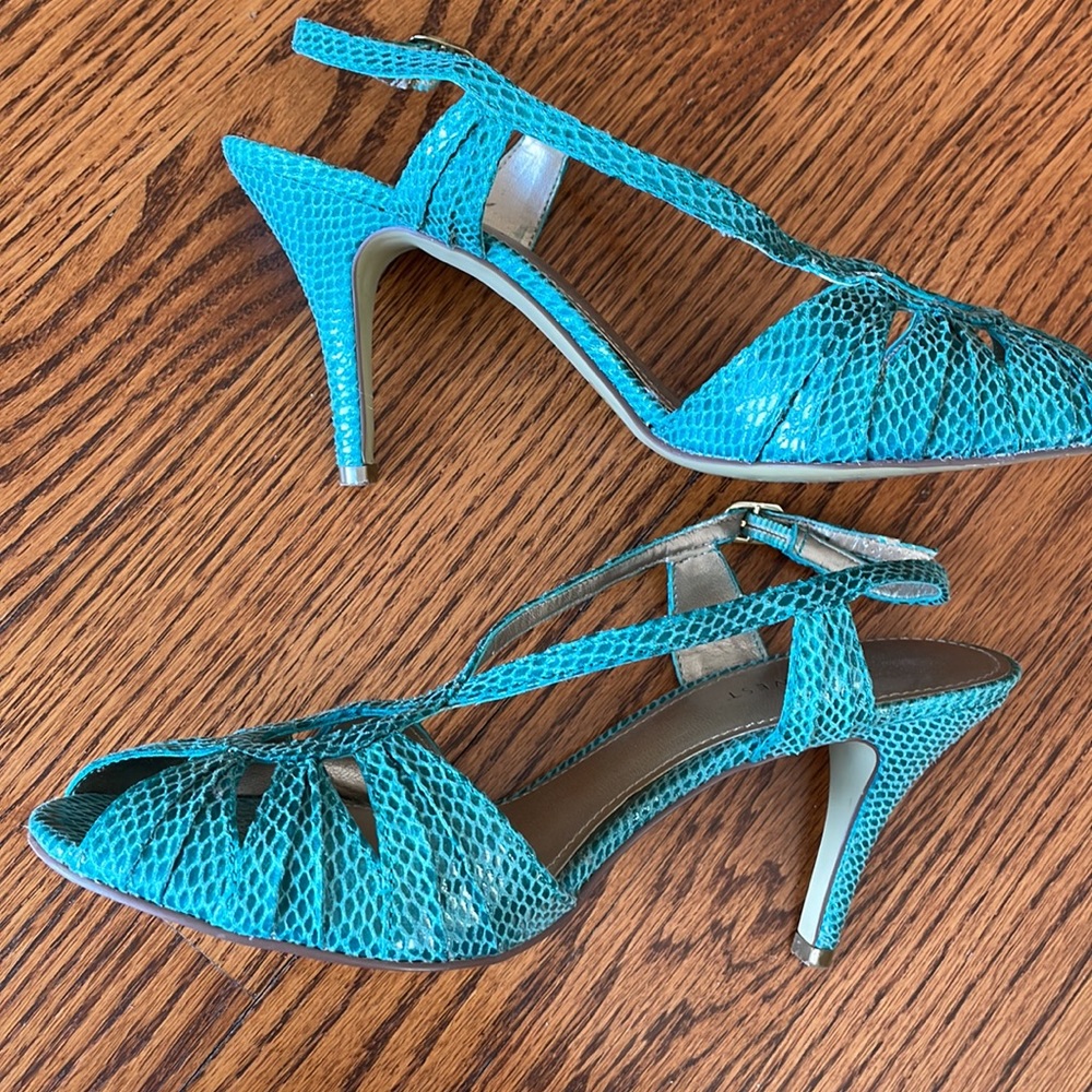Patterned strappy heels - Picture 7 of 7